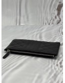 CHANEL CLASSIC FLAT WALLET IN BLACK CAVIAR LEATHER