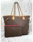 LOUIS VUITTON NEVERFULL MM IN BROWN MONOGRAM CANVAS 