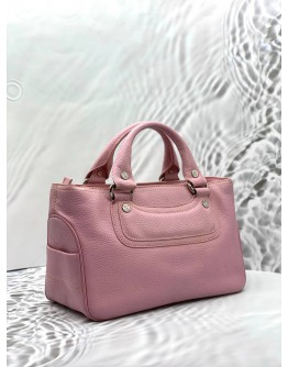 CELINE BOOGIE TOP HANDLE BAG IN PINK LEATHER 