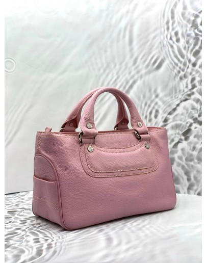 CELINE BOOGIE TOP HANDLE BAG IN PINK LEATHER 
