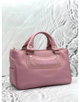 CELINE BOOGIE TOP HANDLE BAG IN PINK LEATHER 