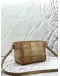BLUE LABEL CRESTBRIDGE CROSSBODY BAG IN BEIGE CANVAS WITH LEATHER