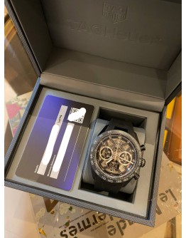 2024 TAG HEUER CARRERA CHRONOGRAPH EXTREME SPORT REF CBU2080 SKELETON DIAL 44MM AUTOMATIC WATCH -FULL SET-