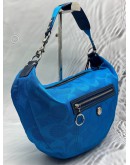 COACH DAISY HOBO SHOULDER BAG IN BLUE CC SIGNATURE CANVAS 