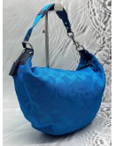 COACH DAISY HOBO SHOULDER BAG IN BLUE CC SIGNATURE CANVAS 