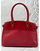 LOUIS VUITTON PASSY PM IN RED EPI LEATHER
