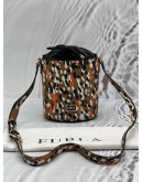 FURLA JUNGLE PRINT BUCKET CROSSBODY BAG IN MULTICOLOR LEATHER