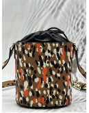 FURLA JUNGLE PRINT BUCKET CROSSBODY BAG IN MULTICOLOR LEATHER