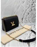 LOUIS VUITTON TWIST MM IN BLACK EPI LEATHER