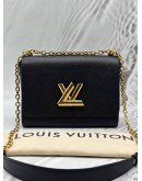 LOUIS VUITTON TWIST MM IN BLACK EPI LEATHER