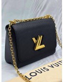 LOUIS VUITTON TWIST MM IN BLACK EPI LEATHER