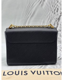 LOUIS VUITTON TWIST MM IN BLACK EPI LEATHER