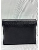 GUCCI GG MARMONT WALLET ON CHAIN IN BLACK LEATHER