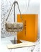 (LIKE NEW) LOUIS VUITTON IVY WALLET ON CHAIN IN TOURTERELLE WITH CREME MONOGRAM EMPREINTE LEATHER -FULL SET-