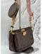 LOUIS VUITTON MULTI POCHETTE ACCESSORIES IN BROWN MONOGRAM CANVAS