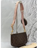 LOUIS VUITTON MULTI POCHETTE ACCESSORIES IN BROWN MONOGRAM CANVAS