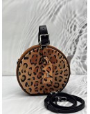 LOUIS VUITTON PETITE BOITE CHAPEAU IN MULTICOLOR MONOGRAM REVERSE CANVAS WITH PRINTED LEOPARD