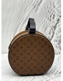 LOUIS VUITTON PETITE BOITE CHAPEAU IN MULTICOLOR MONOGRAM REVERSE CANVAS WITH PRINTED LEOPARD