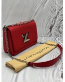 LOUIS VUITTON TWIST MM IN RED EPI LEATHER