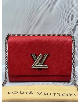 LOUIS VUITTON TWIST MM IN RED EPI LEATHER