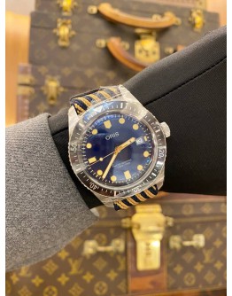 (BRAND NEW) 2024 ORIS DIVERS SIXTY FIVE REF 01 733 7720 4035 BLUE DIAL 42MM AUTOMATIC WATCH -FULL SET-