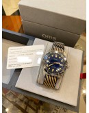 (BRAND NEW) 2024 ORIS DIVERS SIXTY FIVE REF 01 733 7720 4035 BLUE DIAL 42MM AUTOMATIC WATCH -FULL SET-