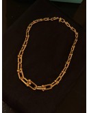 (LIKE NEW) TIFFANY & CO. HARDWEAR GRADUATED LINK NECKLACE IN 18K 750 YELLOW GOLD