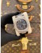 (LIKE NEW) PATEK PHILIPPE NAUTILUS AFTER DIAMOND 18K 750 WHITE GOLD REF 5712G BLUE DIAL 40MM X 38MM AUTOMATIC WATCH