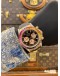 (LIKE NEW) 2015 ROLEX DAYTONA REF 116518 18K 750 ROSE GOLD (UPGRADED 116595RBOW RAINBOW SAPPHIRE) BLACK DIAL 40MM AUTOMATIC WATCH