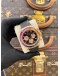 (LIKE NEW) 2015 ROLEX DAYTONA REF 116518 18K 750 ROSE GOLD (UPGRADED 116595RBOW RAINBOW SAPPHIRE) BLACK DIAL 40MM AUTOMATIC WATCH