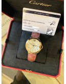 2017 CARTIER BALLON BLEU 18K 750 ROSE GOLD DIAMOND REF 3003 WHITE DIAL 36MM AUTOMATIC WATCH