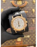 (LIKE NEW) 2018 ZENITH EL PRIMERO CHRONOMASTER CHRONOGRAPH MOONPHASE 18K 750 ROSE GOLD REF 17.0240.410 WHITE DIAL 40MM AUTOMATIC WATCH