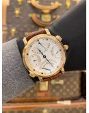 2019 MAURICE LACROIX MASTERPIECE CHRONOGRAPH 18K 750 YELLOW GOLD REF MP7018 WHITE DIAL 43MM AUTOMATIC WATCH
