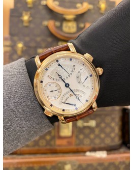 2019 MAURICE LACROIX MASTERPIECE CHRONOGRAPH 18K 750 YELLOW GOLD REF MP7018 WHITE DIAL 43MM AUTOMATIC WATCH