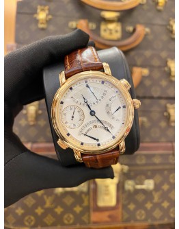2019 MAURICE LACROIX MASTERPIECE CHRONOGRAPH 18K 750 YELLOW GOLD REF MP7018 WHITE DIAL 43MM AUTOMATIC WATCH