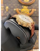 2019 MAURICE LACROIX MASTERPIECE CHRONOGRAPH 18K 750 YELLOW GOLD REF MP7018 WHITE DIAL 43MM AUTOMATIC WATCH