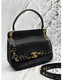 CHANEL PIERCING CHIC FLAP BAG IN BLACK CAVIAR LEATHER