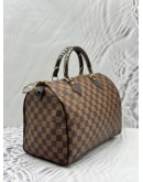 (LIKE NEW) LOUIS VUITTON SPEEDY 30 IN BROWN DAMIER EBENE CANVAS
