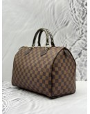 (LIKE NEW) LOUIS VUITTON SPEEDY 30 IN BROWN DAMIER EBENE CANVAS