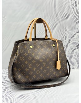 (LIKE NEW) LOUIS VUITTON MONTAIGNE MM IN BROWN MONOGRAM CANVAS