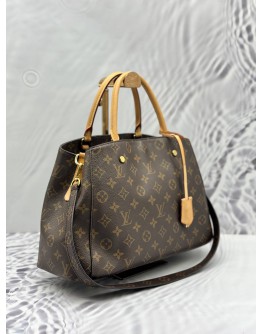 (LIKE NEW) LOUIS VUITTON MONTAIGNE MM IN BROWN MONOGRAM CANVAS