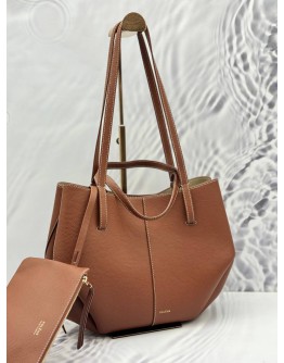 (LIKE NEW) POLENE CYME MINI IN CAMEL LEATHER