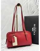 (LIKE NEW) COACH SWING ZIP IN RED LEATHER -FULL SET-