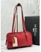 (LIKE NEW) COACH SWING ZIP IN RED LEATHER -FULL SET-