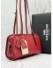 (LIKE NEW) COACH SWING ZIP IN RED LEATHER -FULL SET-