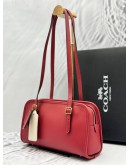 (LIKE NEW) COACH SWING ZIP IN RED LEATHER -FULL SET-