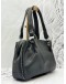 BRAUN BUFFEL TOTE BAG IN BLACK LEATHER