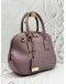 BURBERRY ORCHARD BOWLING BAG IN LIGHT PURPLE LEATHER