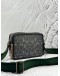 COACH X MICHAEL B. JORDAN CHARTER 24 IN GREY WITH BROWN MUMMIFIED SIGNATURE CANVAS