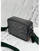 COACH X MICHAEL B. JORDAN CHARTER 24 IN GREY WITH BROWN MUMMIFIED SIGNATURE CANVAS